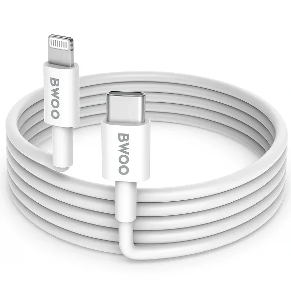 BWOO BO-X193 65W PD Type-C to iPhone Fast Charging Cable - 3 Meter Length